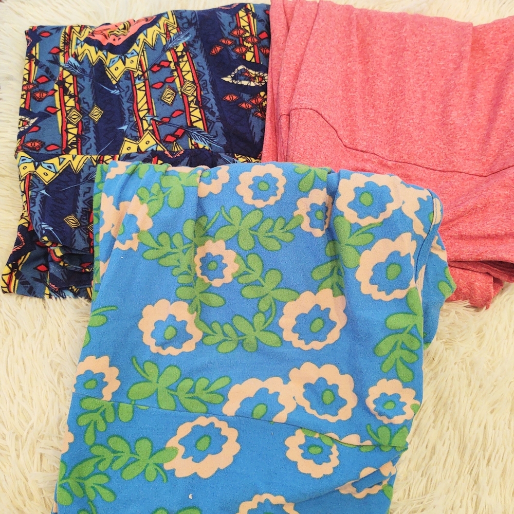 Lularoe Tall and Curvy Leggings Bundle - Picture 2 of 2